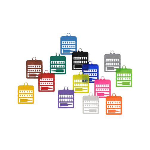 12 BAGUES plastique ouverte pour oiseaux couleur au choix numéroté 2.5/3/4/5mm