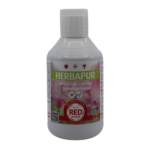 Herbapur, Extraits De Chardon-Marie, Pissenlit Et Ortie 250ml - Red Animals