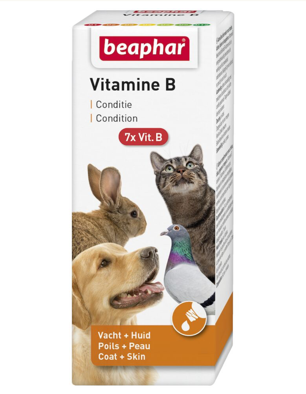 Beaphar Vitamine B Complex Oiseaux Chien, Pigeon & Rongeur 50ml